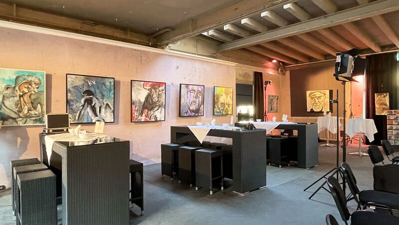 Giesserei Oerlikon, Silvia Lehmann, Kunstausstellung, Acrylmalerei, Bild malen lassen, Kunst, Vernissage, Zürich