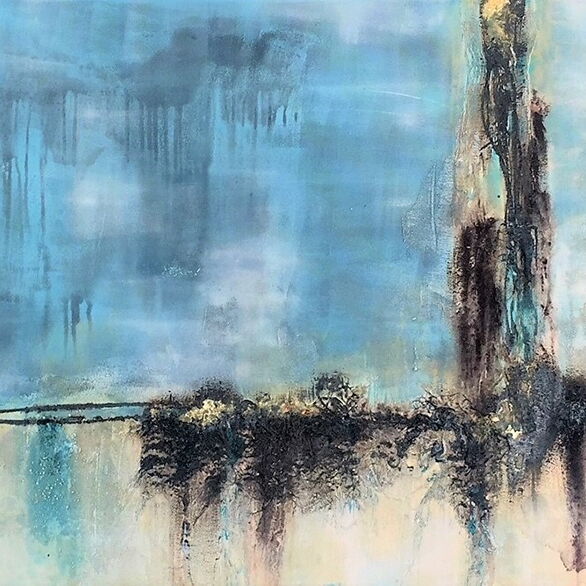 or, Acryl Mixedmedia, 140x70x4